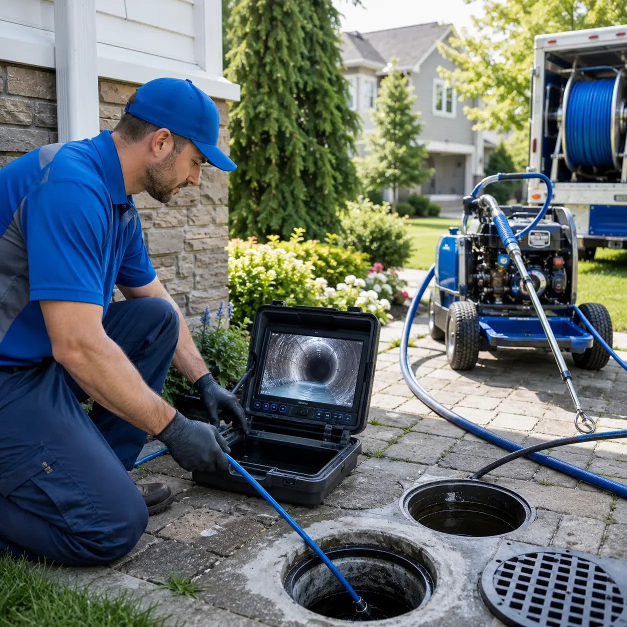 Outdoor drain cleaning professionals serving Rhine, GA